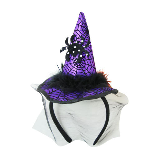 Picture of WITCHES HAT HEADBAND PURPLE